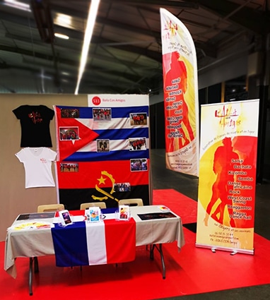 stand de Baila con Amigos - forum des associations 2019 - Angers
