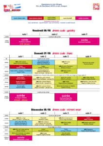 Cuba me mucho Angers - janvier 2026 - Planning général