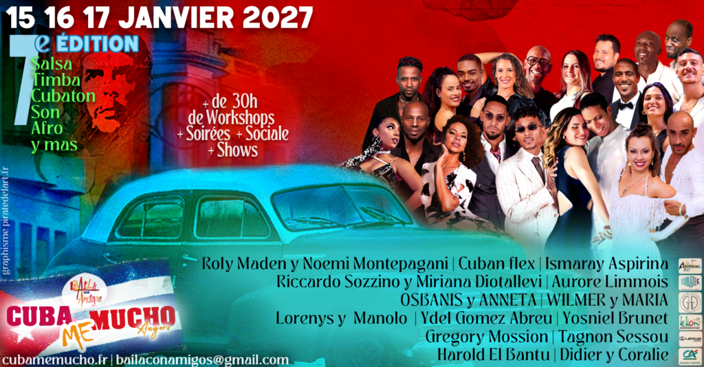 Festival Cuba me Mucho - janvier 2027 - Angers