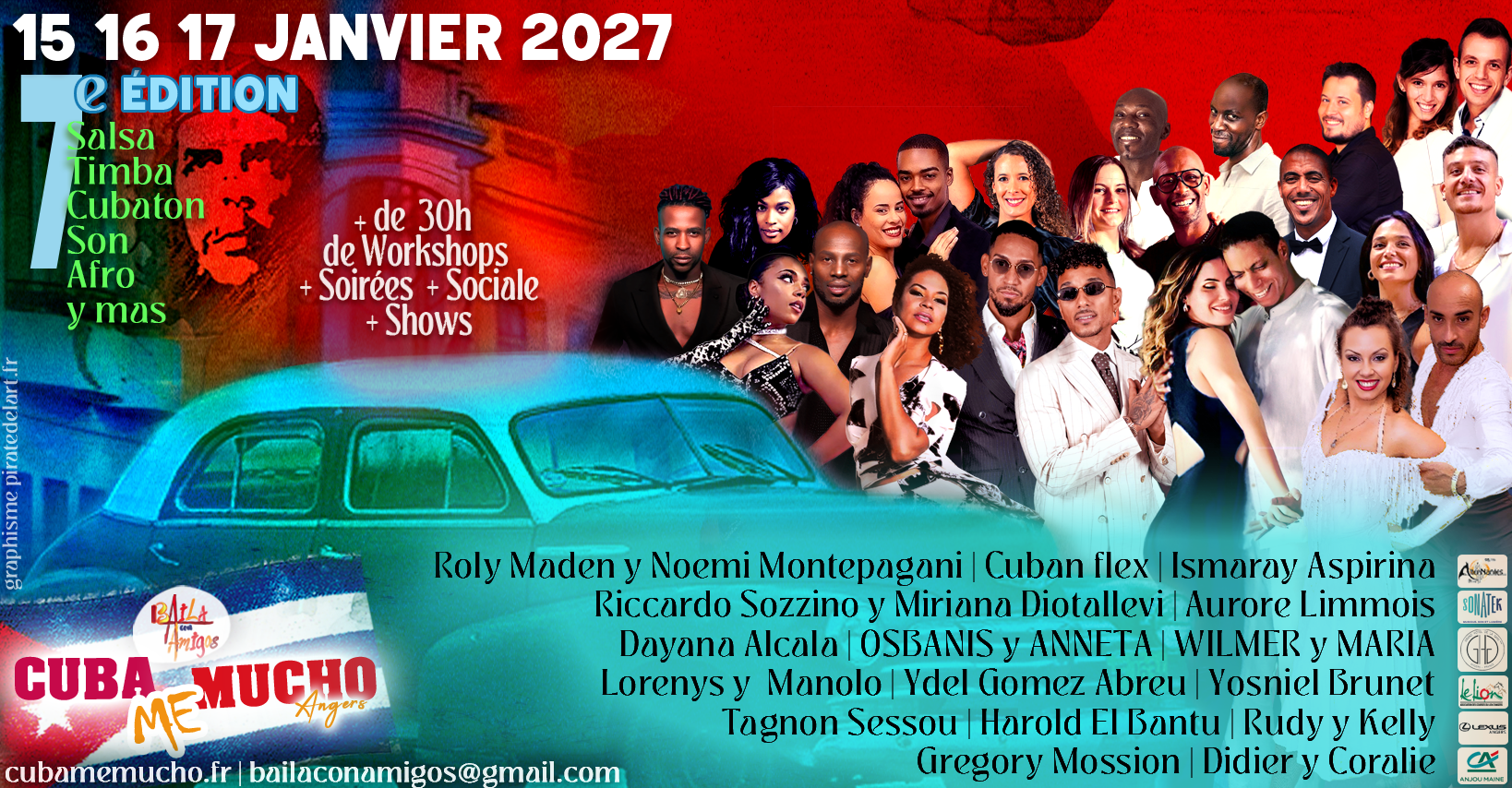 Festival Cuba me Mucho - janvier 2027 - Angers - intervenants