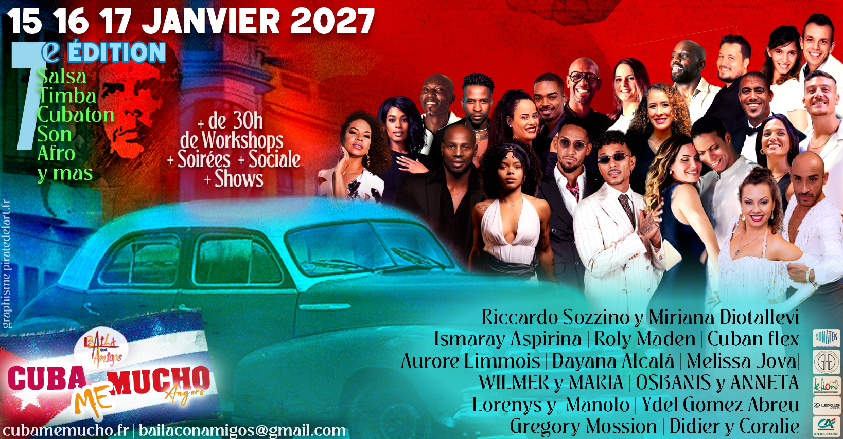 Festival Cuba me Mucho - janvier 2027 - Angers - intervenants