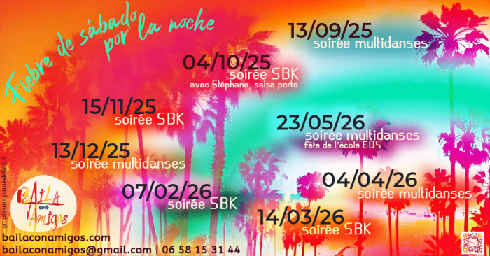 saison 2025 / 2026 : les samedis danses